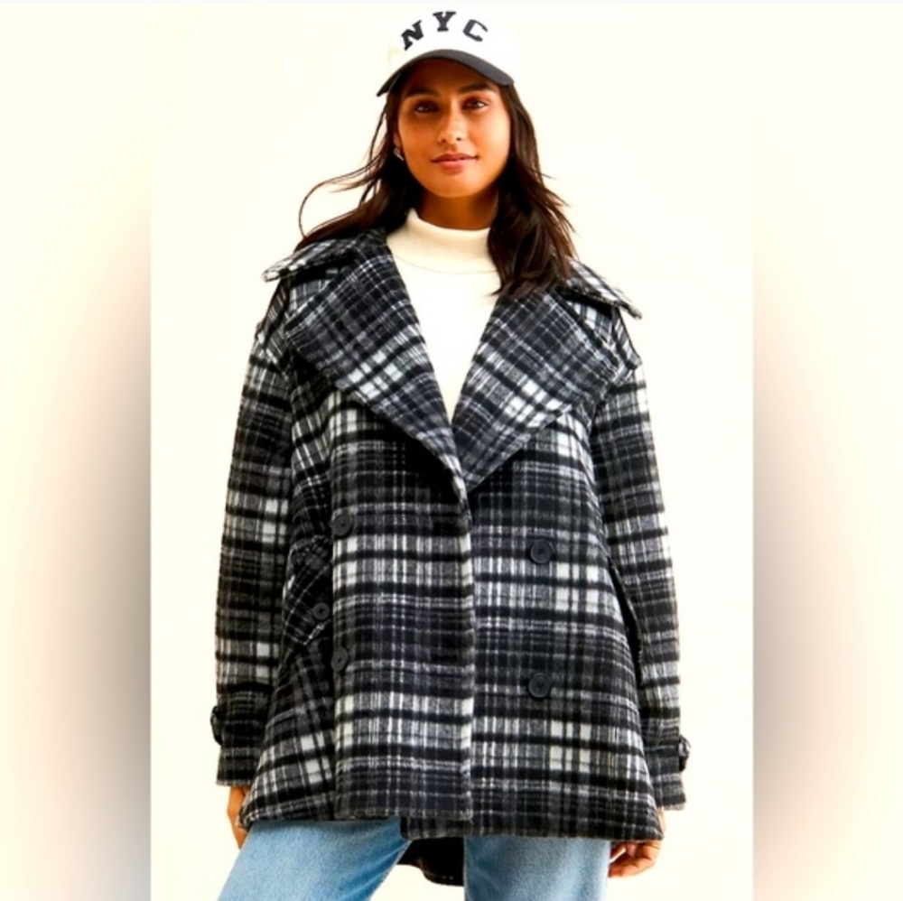 Free People Highlands Wool Peacoat